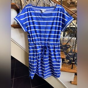 Tommy Bahama Summer Cotton Dress. Draw string waist. Size XS. Pockets. EUC